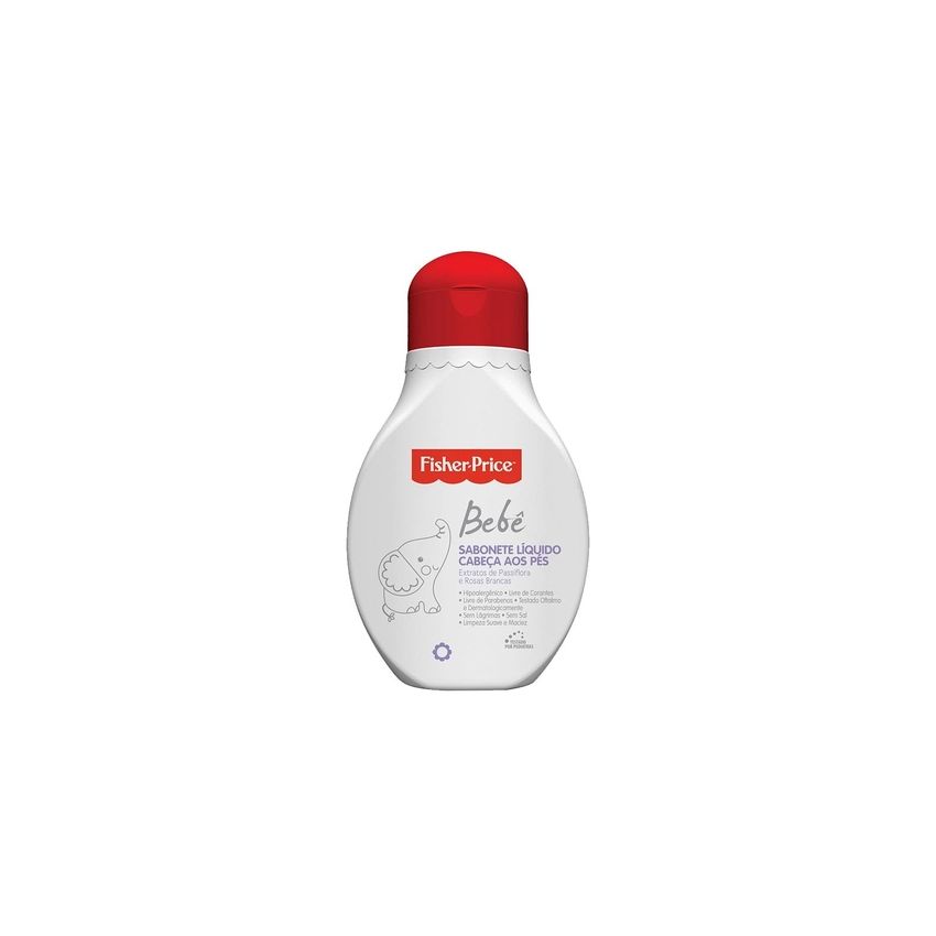 SABONETE LÍQUIDO FISHER PRICE BEBÊ CABEÇA AOS PÉS 200ML