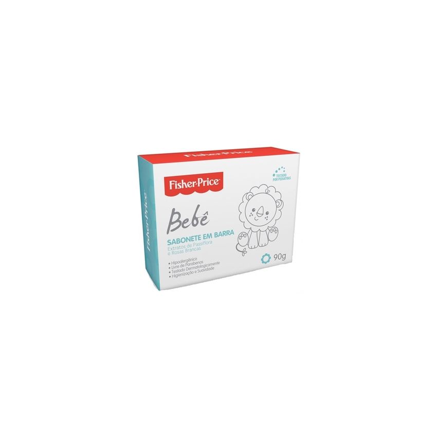 SABONETE EM BARRA FISHER PRICE BEBÊ 90G