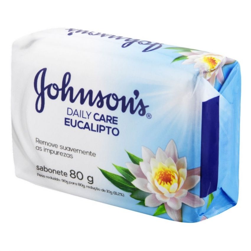 SABONETE EM BARRA JOHNSONS DAILY CARE EUCALIPTO 80G