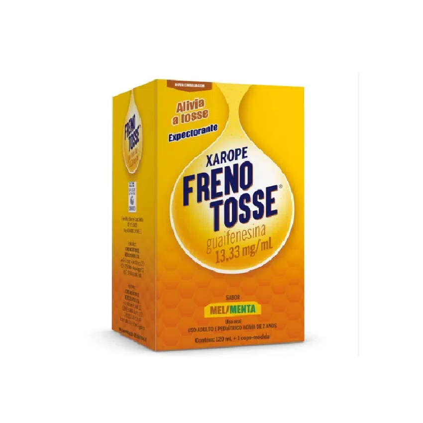FRENOTOSSE XAROPE S/MEL E MENTA COM 120ML