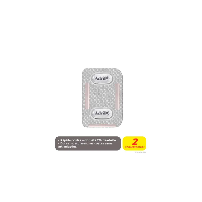 ADVIL 600MG 12H COM 2 COMPRIMIDOS