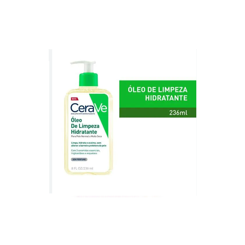 OLEO DE LIMPEZA HIDRATANTE CERAVE 236ML