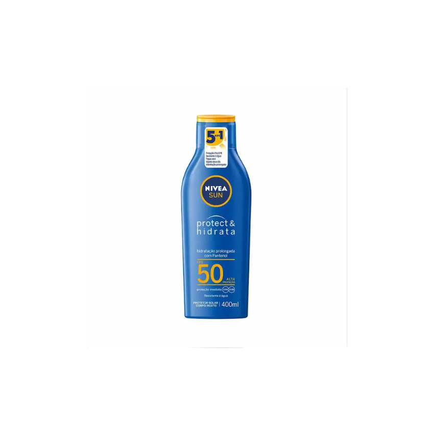 PROTETOR SOLAR NIVEA SUN FPS 50 COM 400ML VALIDADE 03/2026