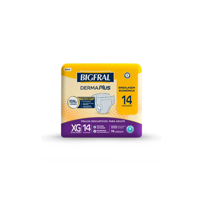 FRALDA BIGFRAL DERMA XG COM 14