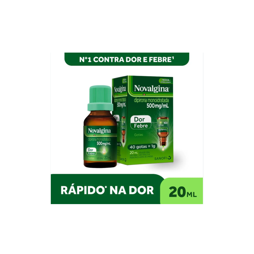 NOVALGINA GOTAS COM 20ML-SANOFI-