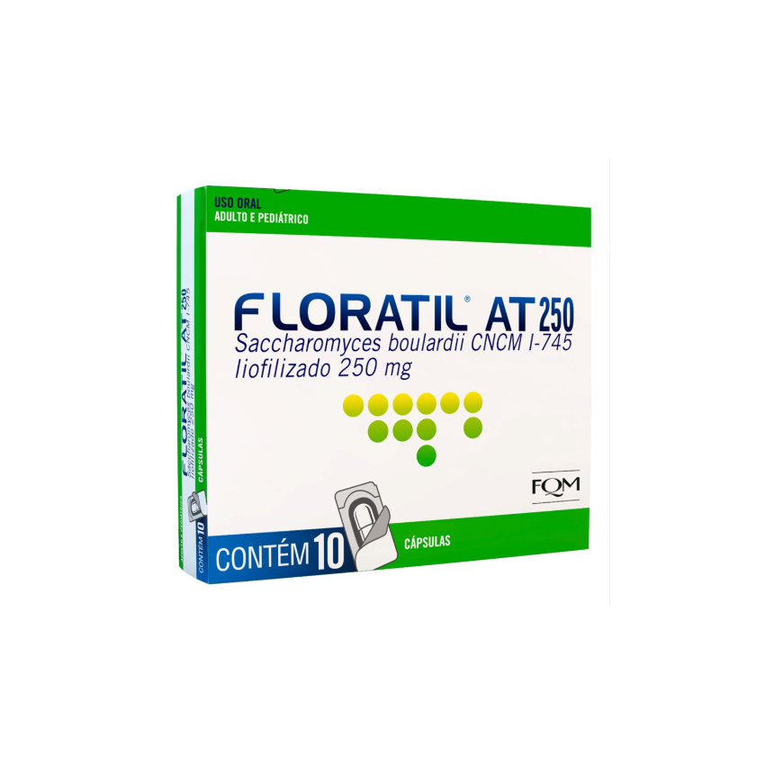 FLORATIL 250 COM 10 CÁPSULAS- FQ,M-