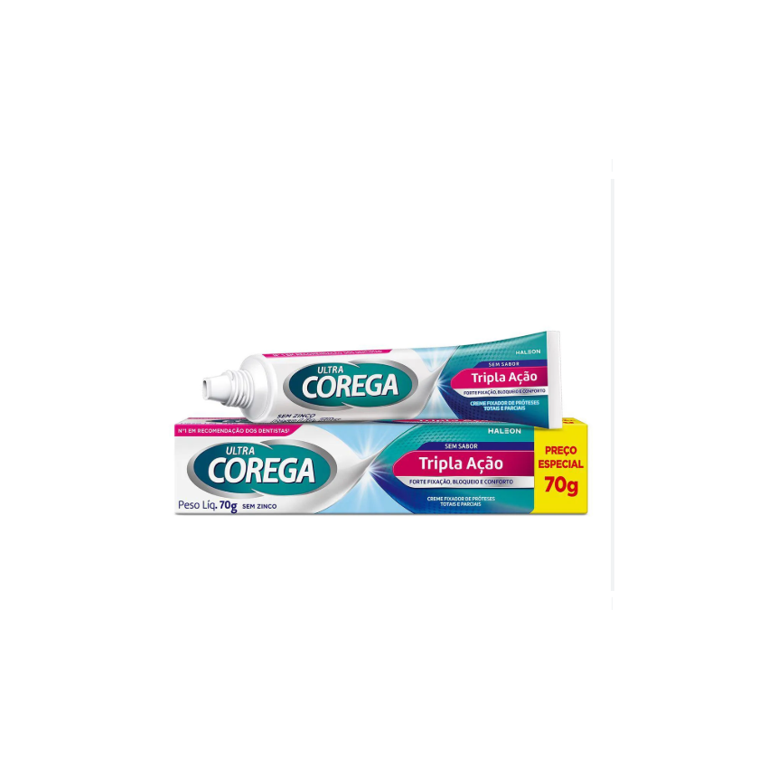 COREGA CREME FIXADOR DE DENTADURA ULTRA TRIPLA ACAO 70G