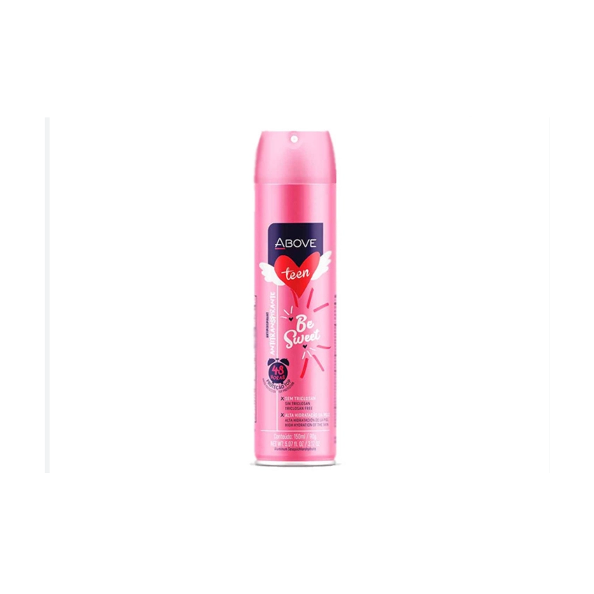 DESODORANTE AEROSOL ABOVE TEEN BE SWEET 150ML