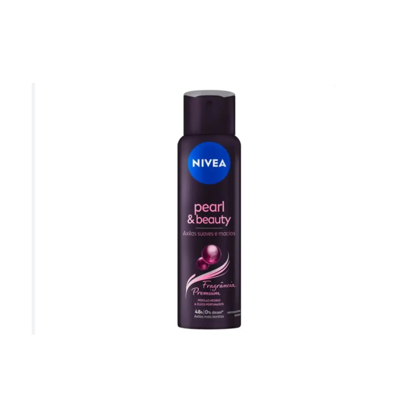 DESODORANTE AEROSOL NIVEA BLACK&PEARL COM 150ML