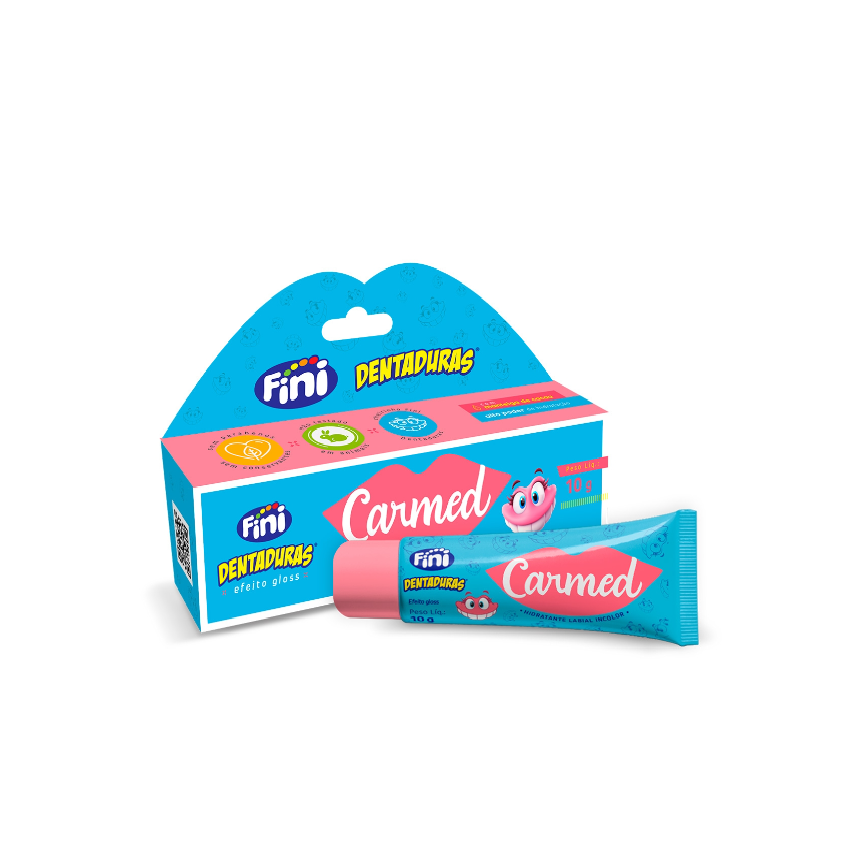 HIDRATANTE LABIAL CARMED FINI DENTADURA 10GRAMAS