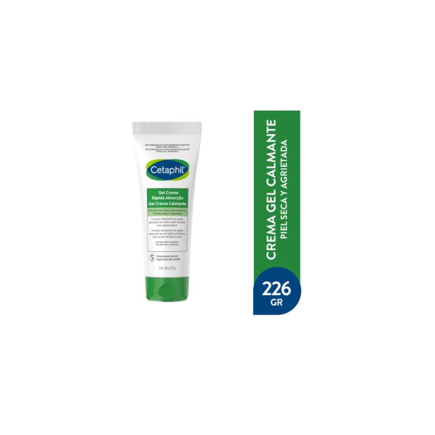 GEL CREME CETAPHIL RAPIDA ABSORCAO COM 226 GRAMAS -05-2026