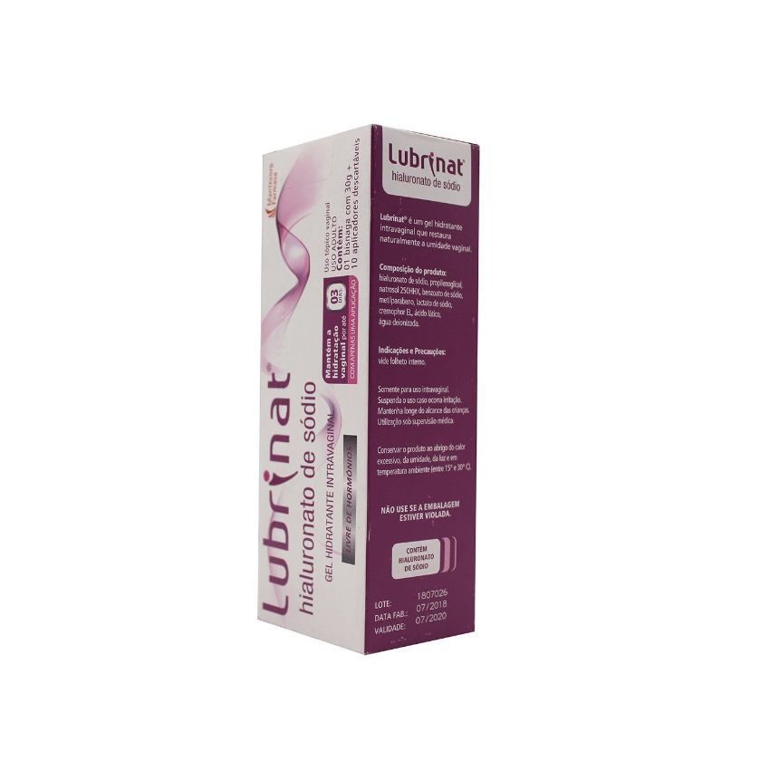 LUBRINAT GEL INTRAVAGINAL 30GRAMAS+10 APLICADORES
