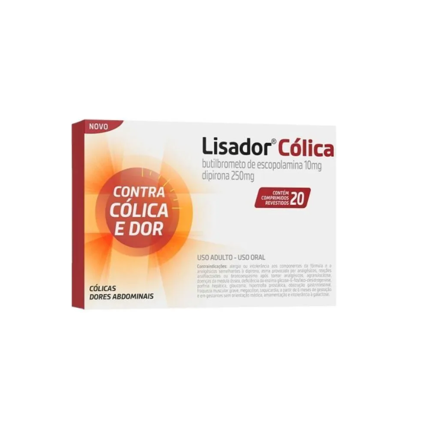 LISADOR COLICA COM 20 COMPRIMIDOS- HYPERA -