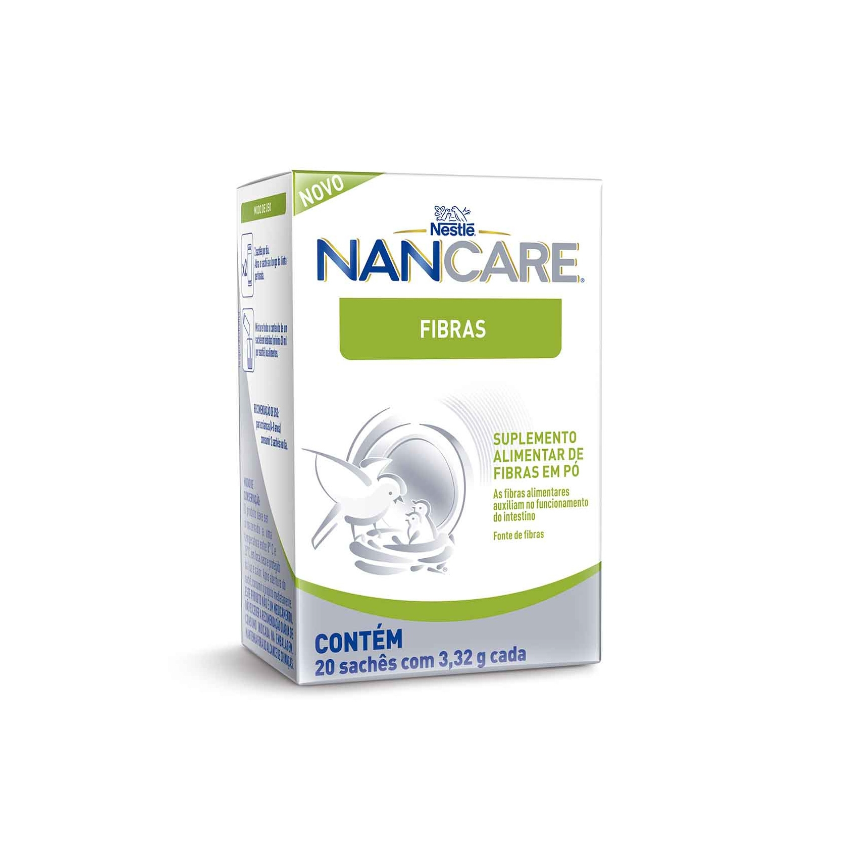 NANCARE FIBRAS COM 20 SACHÊS DE 3,32G CADA