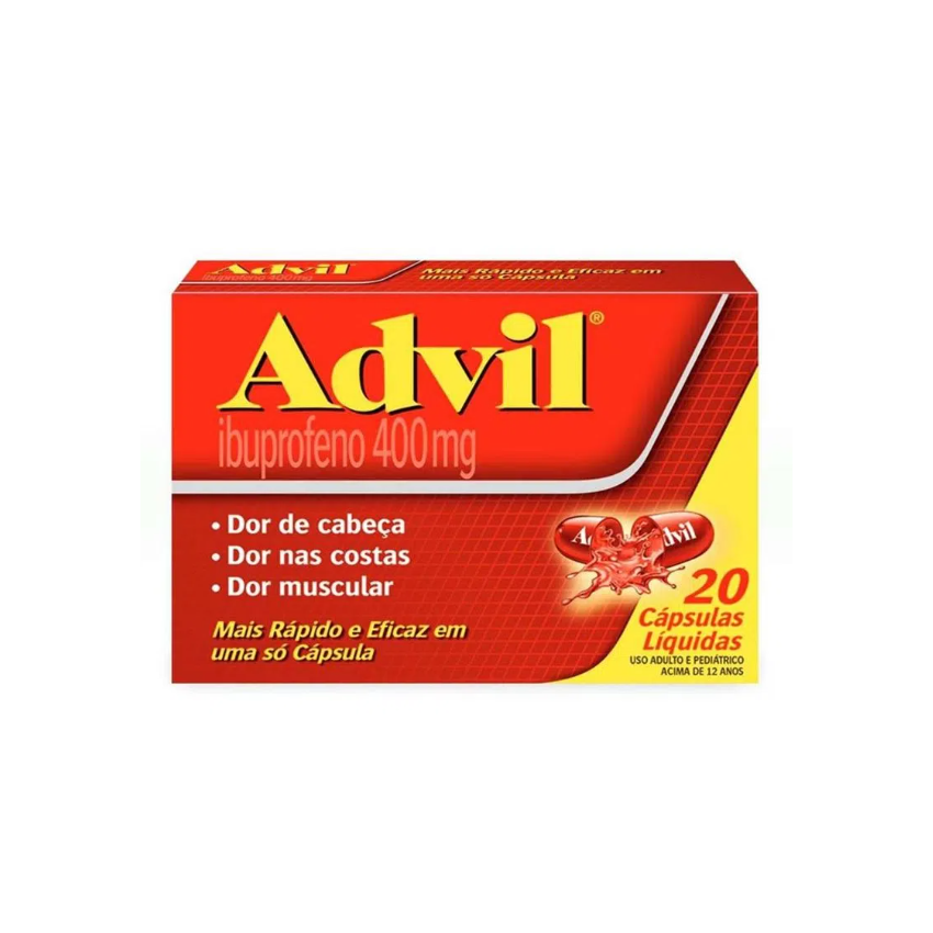 ADVIL 400MG COM 20 CÁPSULAS