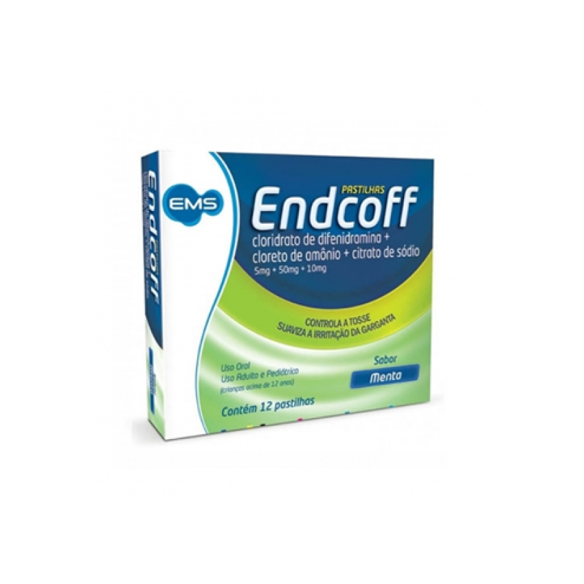 ENDCOFF MENTA COM 12 PASTILHAS