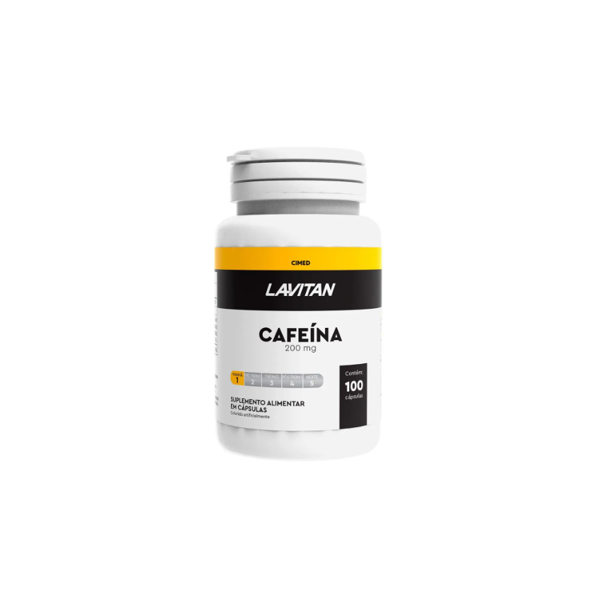 LAVITAN CAFEINA 200MG COM 100 COMPRIMIDOS