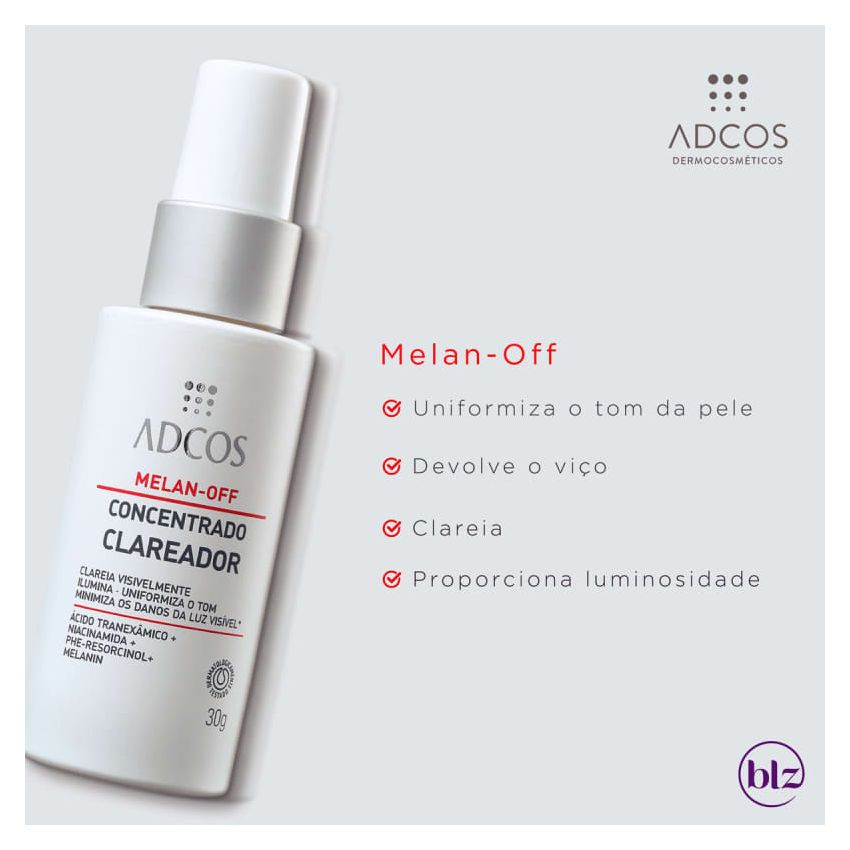 SERUM ADCOS MELAN OFF CLAREADOR 30G