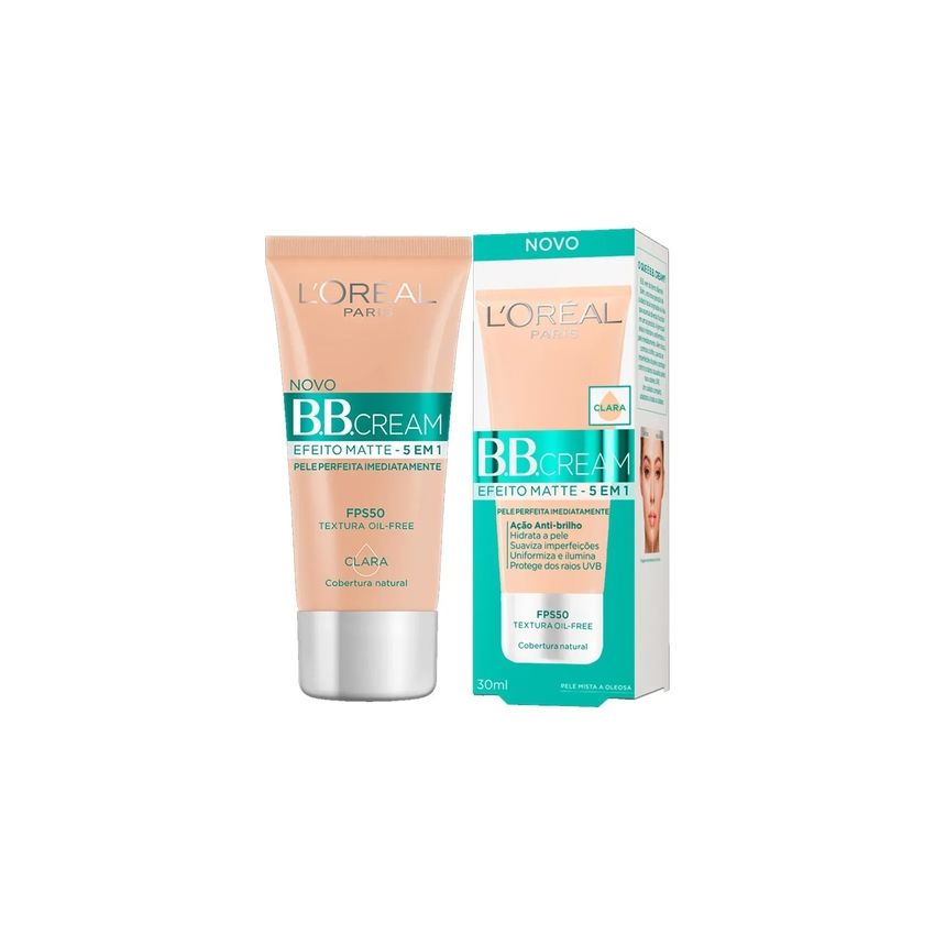 B.B. CREAM 5 EM 1 FPS50 COR CLARA L'OREAL 30ML