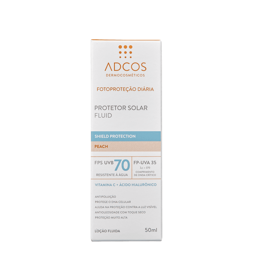 ADCOS PROTETOR SOLAR FLUID COR CLARA FPS70 50ML