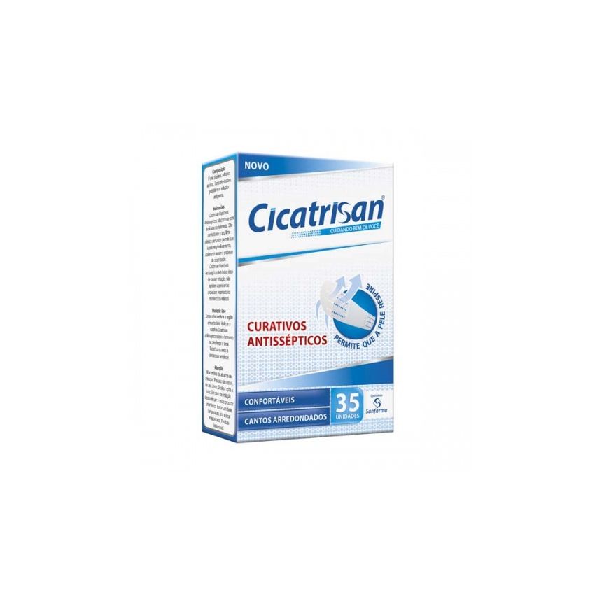 CURATIVO CICATRISAN TRANSPARENTE COM 35 UNIDADES 