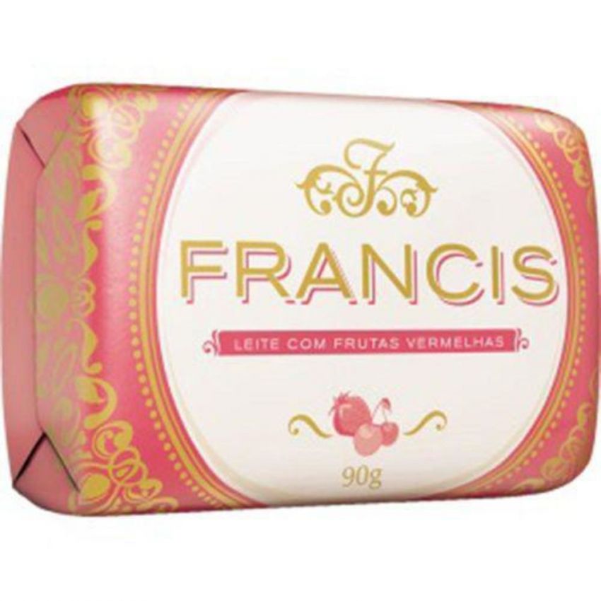 SABONETE EM BARRA FRANCIS FRUTAS VERMELHAS 90G