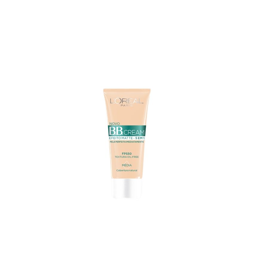 B.B. CREAM L'OREAL 5 EM 1 FPS50 COR MÉDIA 30ML