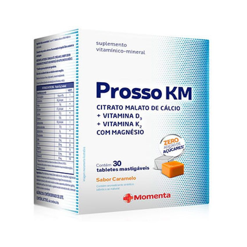 PROSSO KM COM 30 TABLETES MASTIGÁVEIS