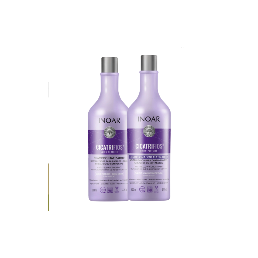 KIT INOAR SHAMPOO E CONDICIONADOR LOIRO PERFEITO DE 1L CADA