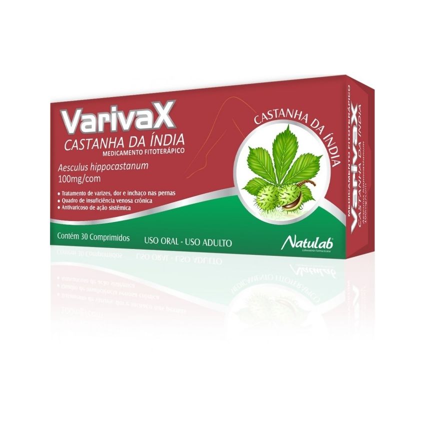 VARIVAX 100MG COM 30 COMPRIMIDOS-NATULAB-