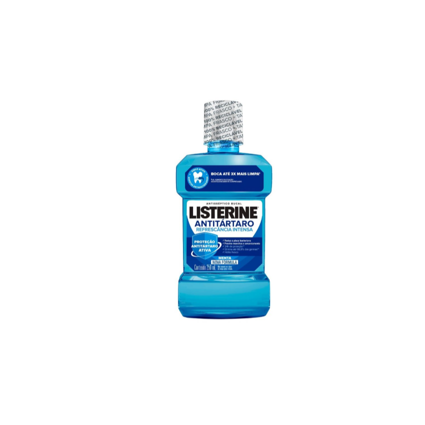 ENXAGUANTE BUCAL MENTA LISTERINE ANTI-TARTARO 250ML