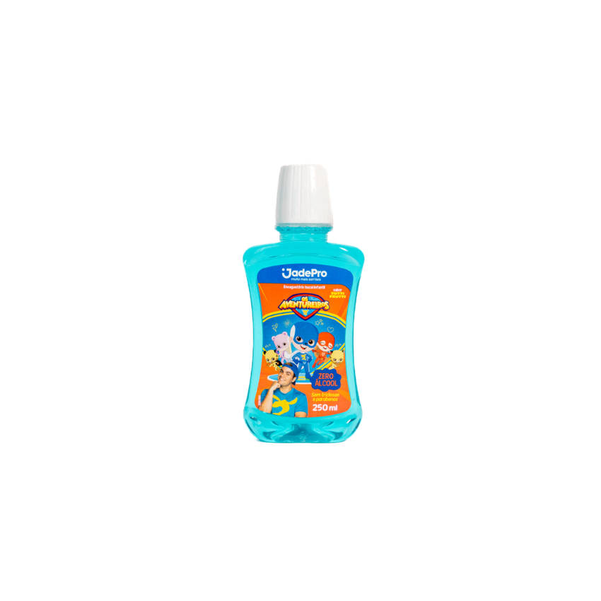 ENXAGUANTE BUCAL AVENTUREIROS FLUOR 250ML TUTTI FRUTTI