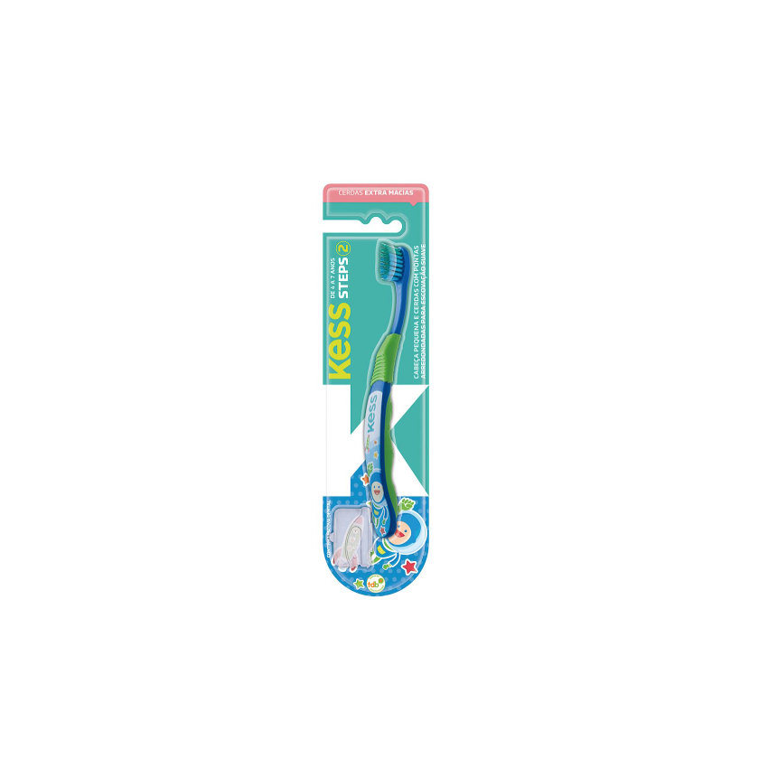 ESCOVA DENTAL INFANTIL KESS STEPS BOY 1UND