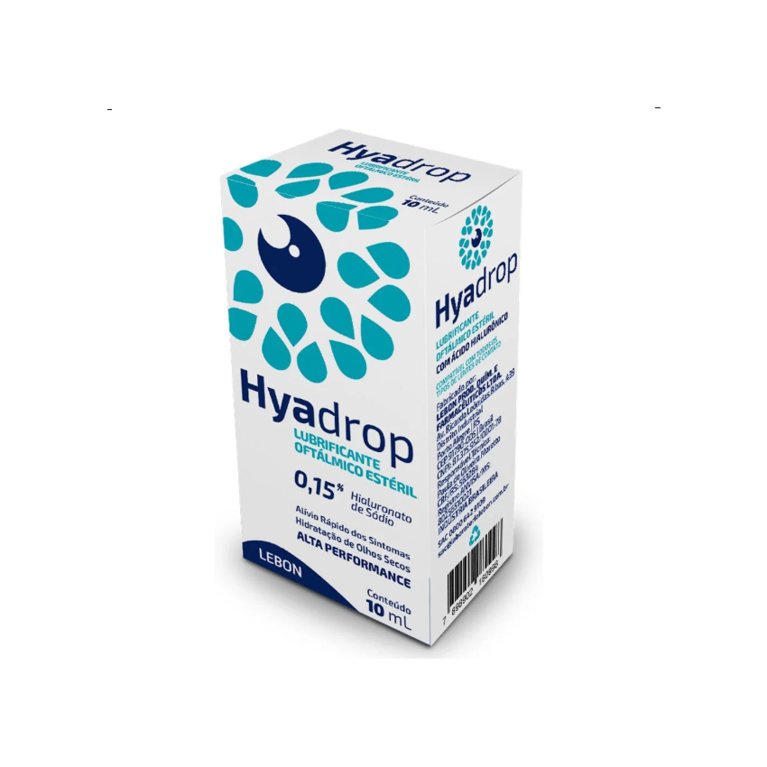 HYDROP LEBON 0,15% SOLUÇÃO OFTALMICO 10ML