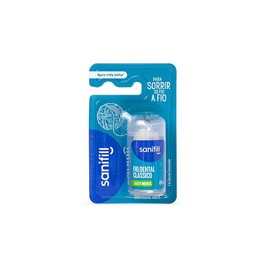 FIO DENTAL SANIFILL CLASSICO MENTA 100M