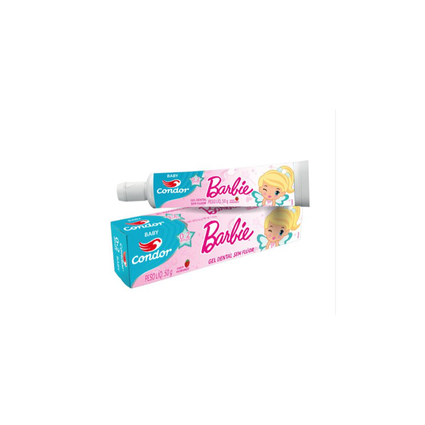 CREME DENTAL CONDOR COM 50 GRAMAS BABY BARBIE GEL 