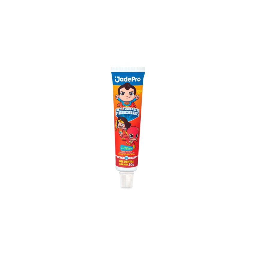 GEL DENTAL KIDS SUPERFRIENDS BUBBLE COM 50 GRAMAS