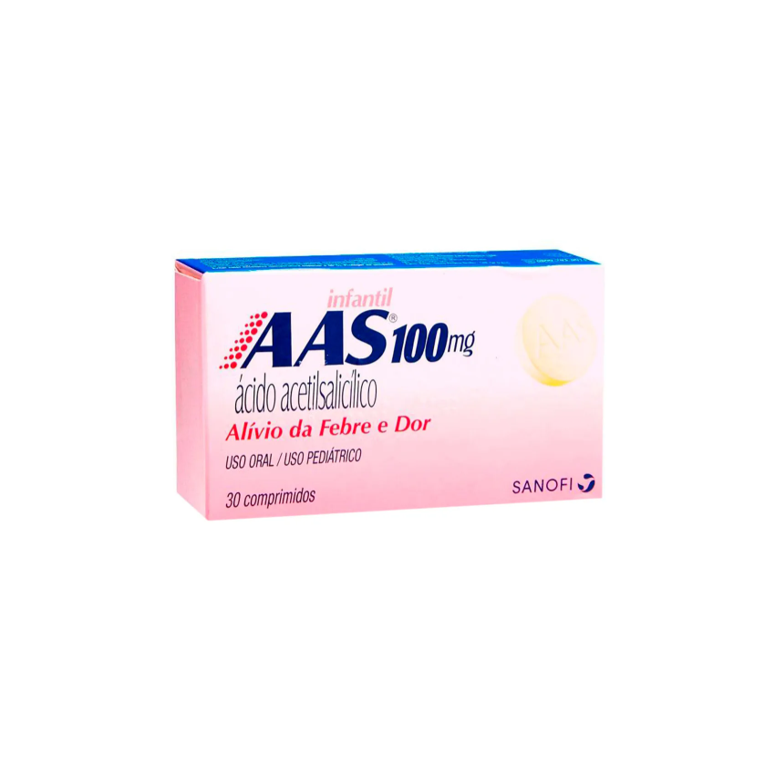 AAS 100MG COM 30 COMPRIMIDOS