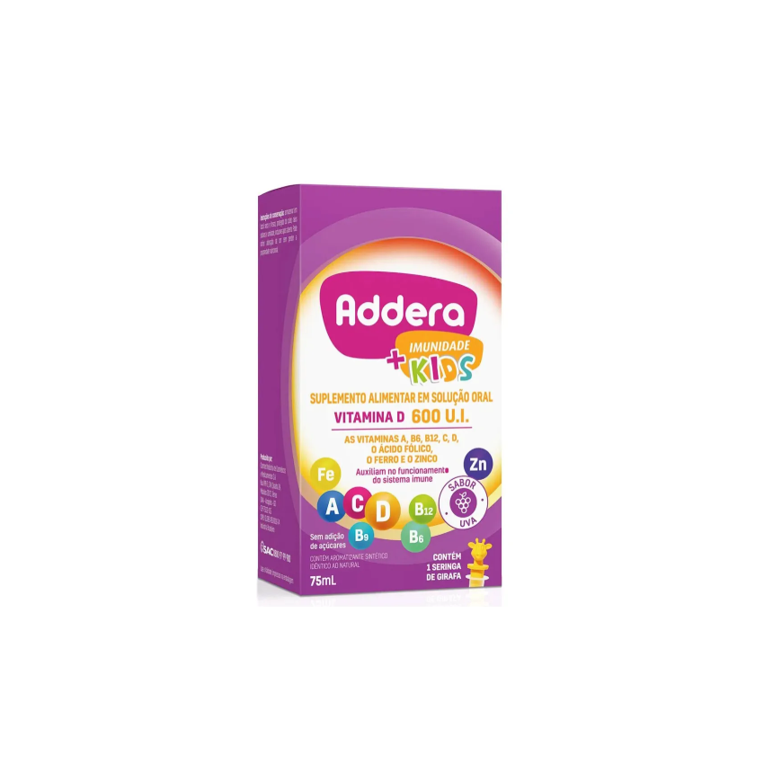 ADDERA+IMUNIDADE KIDS 600UI 75ML