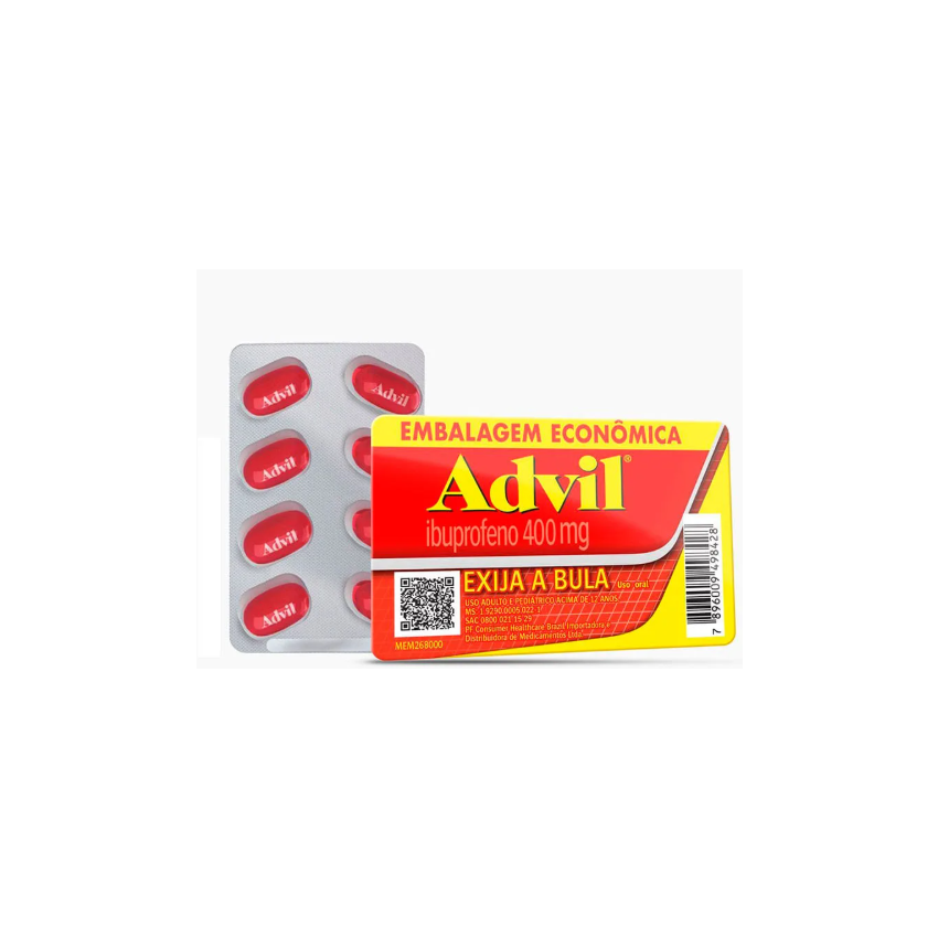 ADVIL 400MG COM 8 UNIDADES 