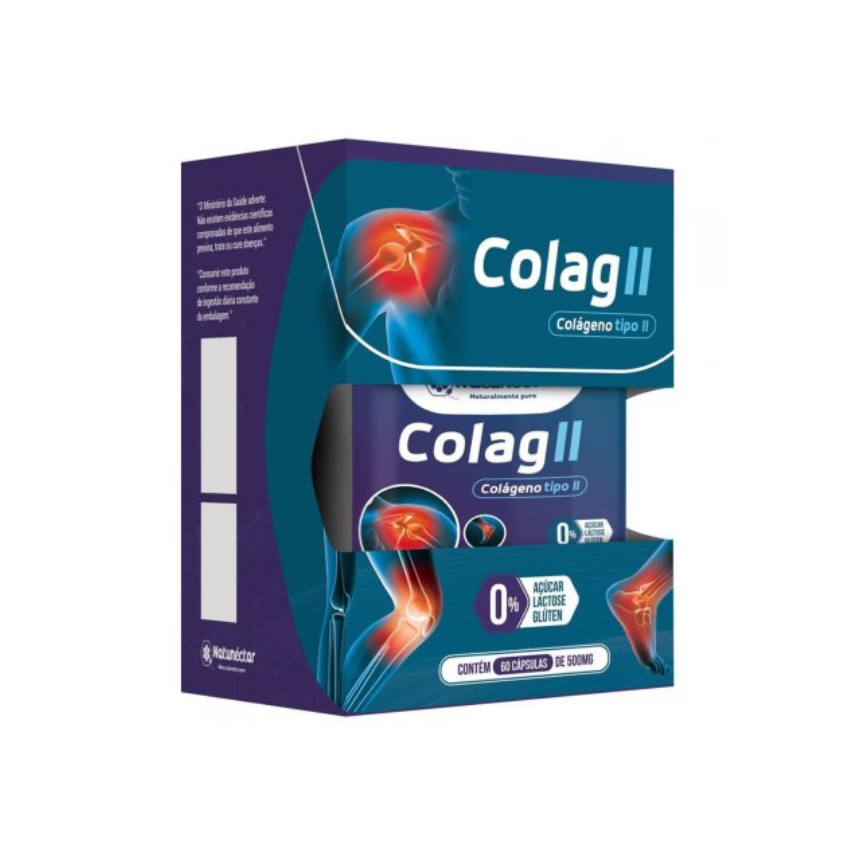 COLAGENO TIPO II COM 60 CAPSULAS NATUNECTAR