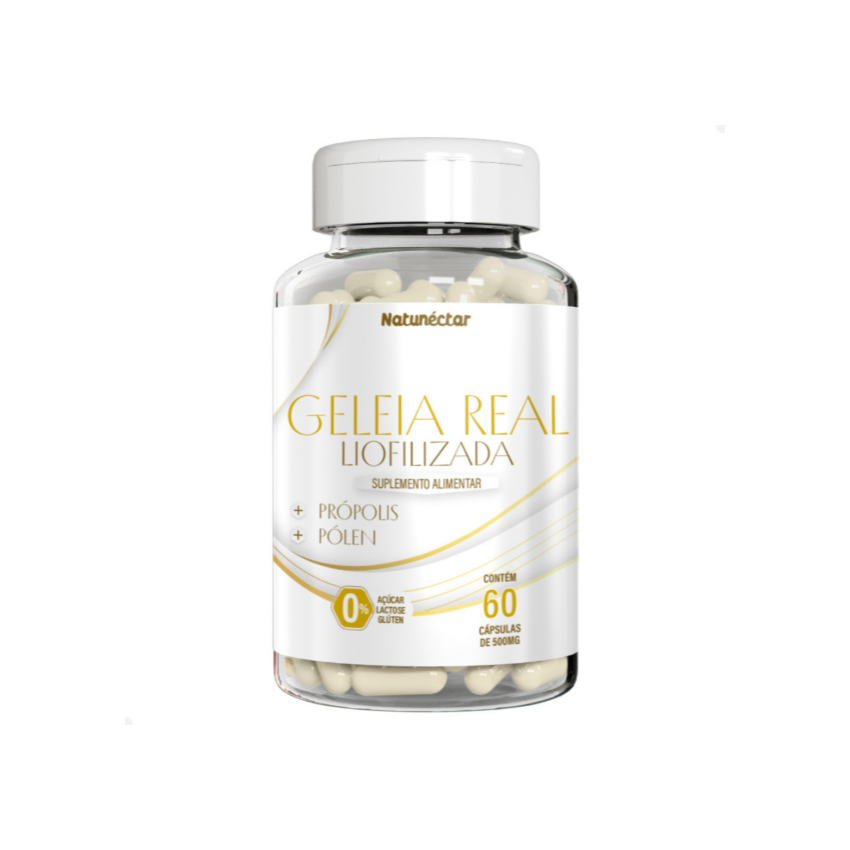 GELEIA REAL LIOFILIZADA 60 CAPSULAS NATUNECTAR