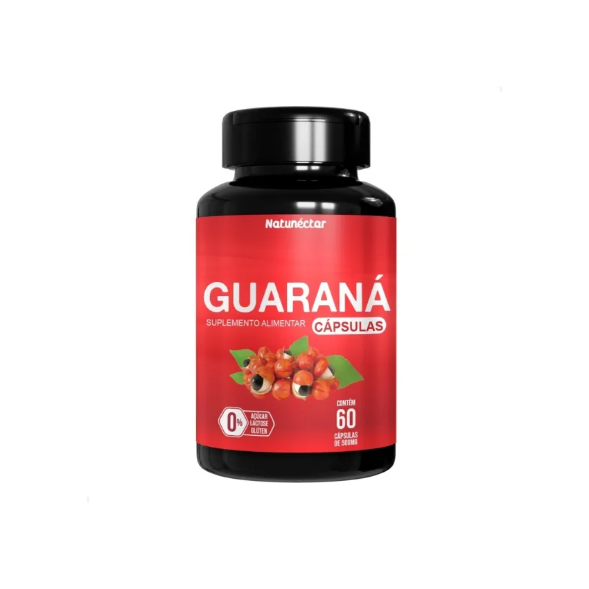GUARANA COM 60 CAPSULAS NATUNECTAR
