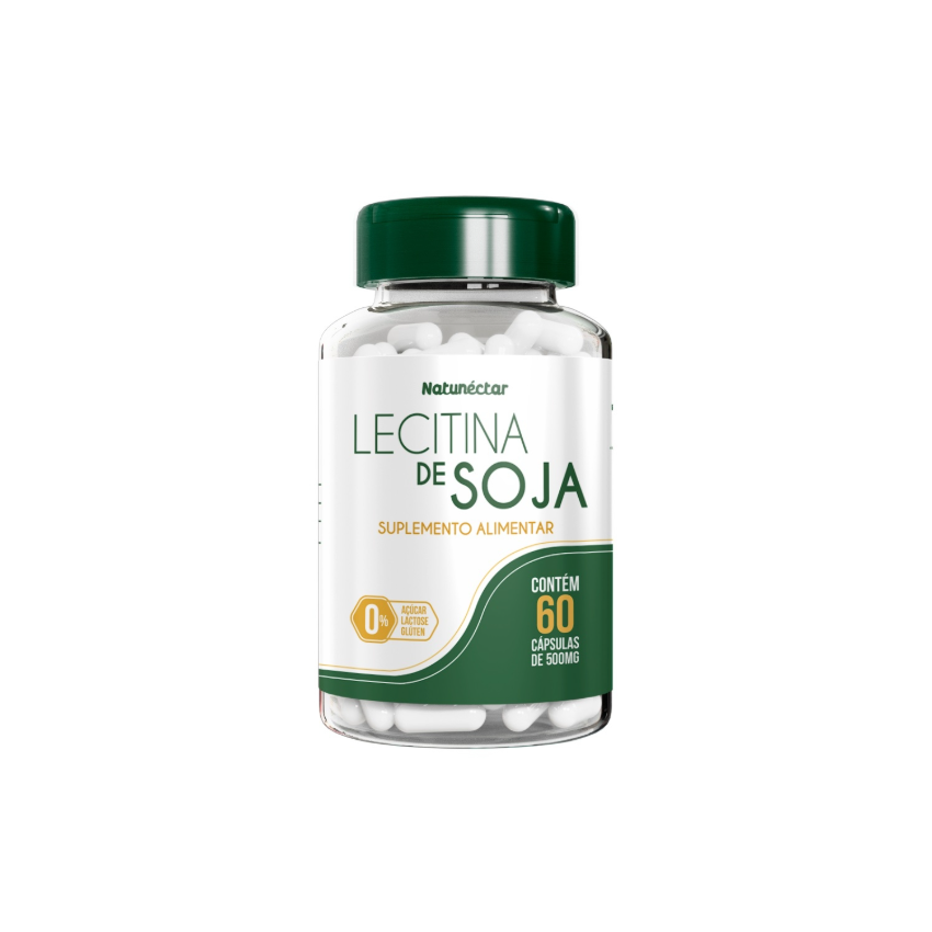 LECITINA DE SOJA COM 60 CAPSULAS NATUNECTAR