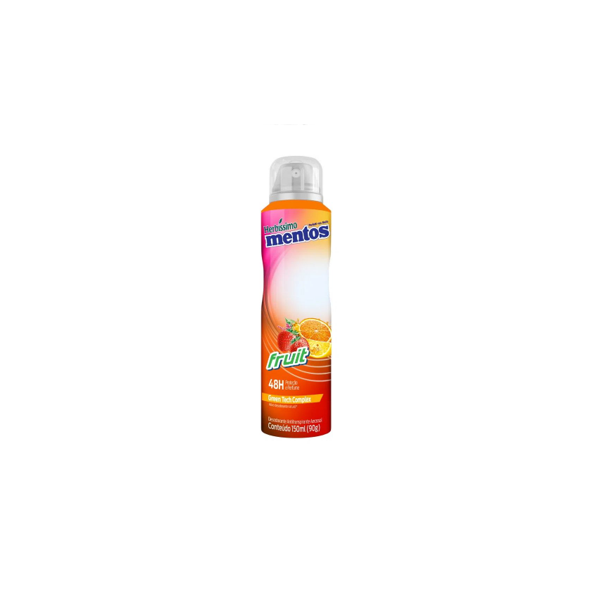 DESODORANTE AEROSOL HERBISSIMO MENTOS FRUIT COM 150ML 