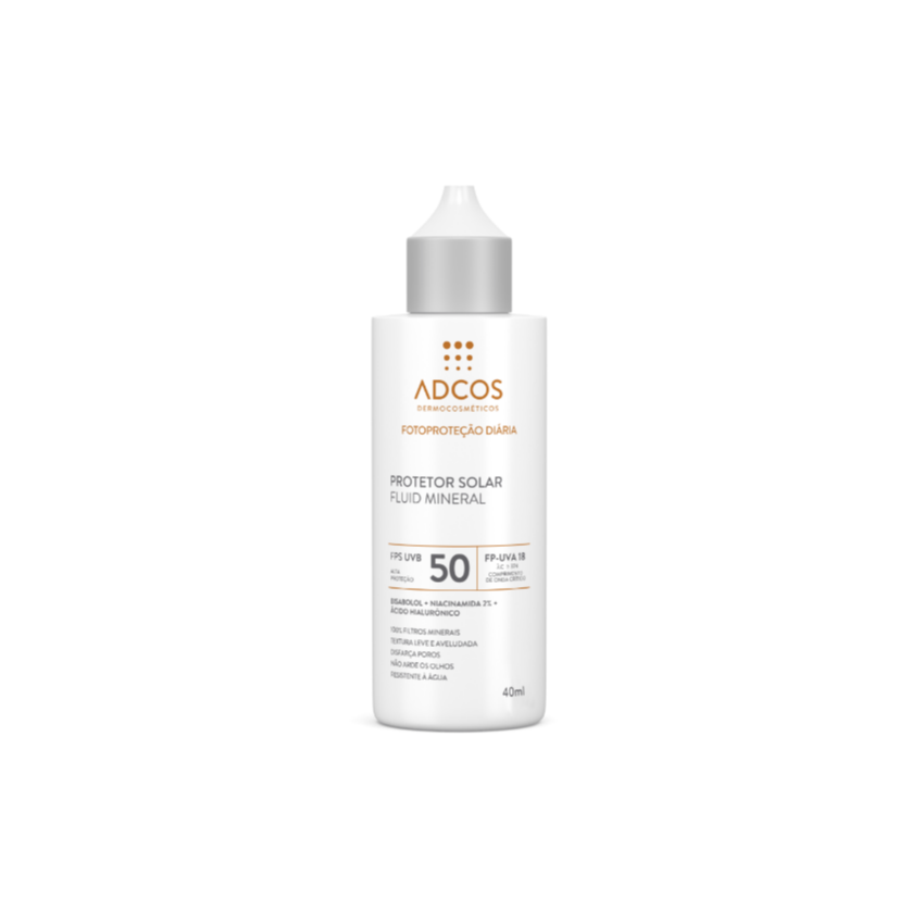 PROTETOR SOLAR FACIAL FLUID FPS50 MINERAL COM 40G