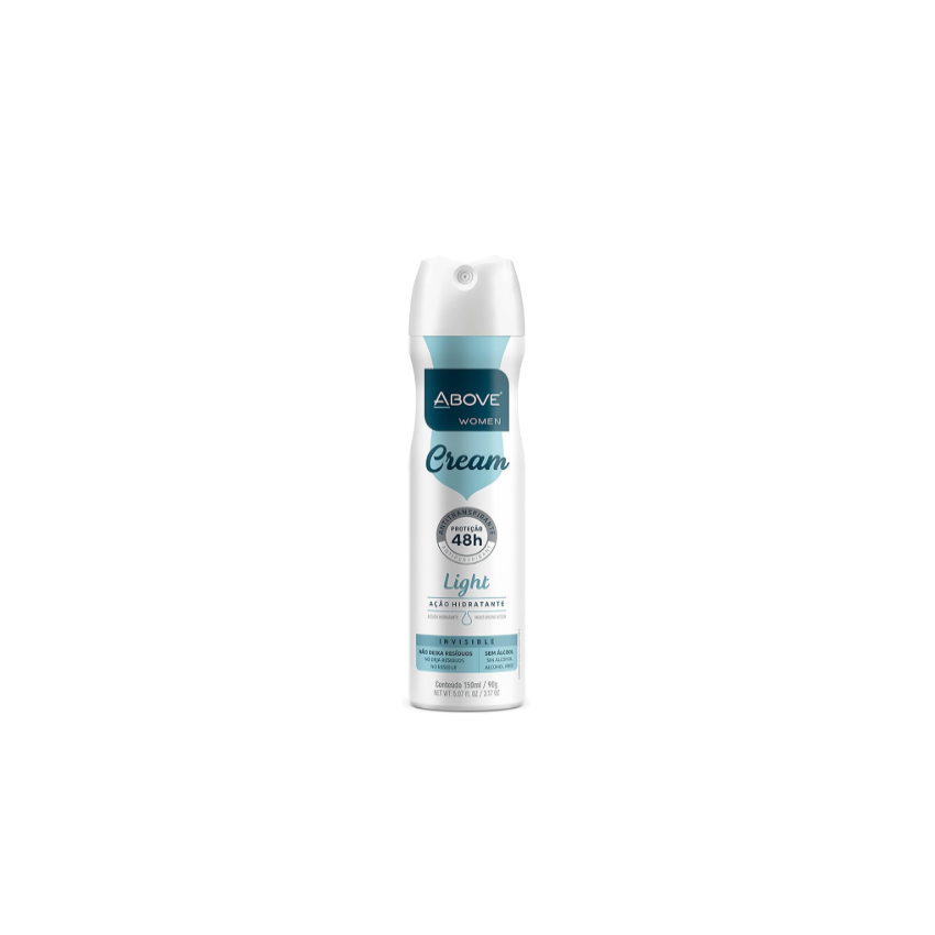 DESODORANTE AEROSOL ABOVE WOMEN CREAM LIGHT 150ML