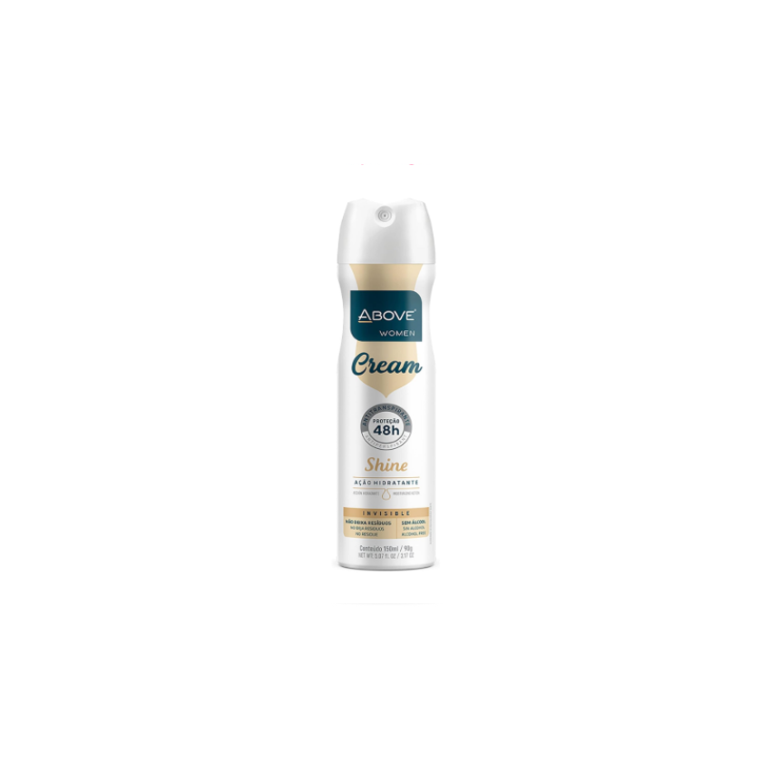 DESODORANTE AEROSOL ABOVE CREAM SHINE 150ML