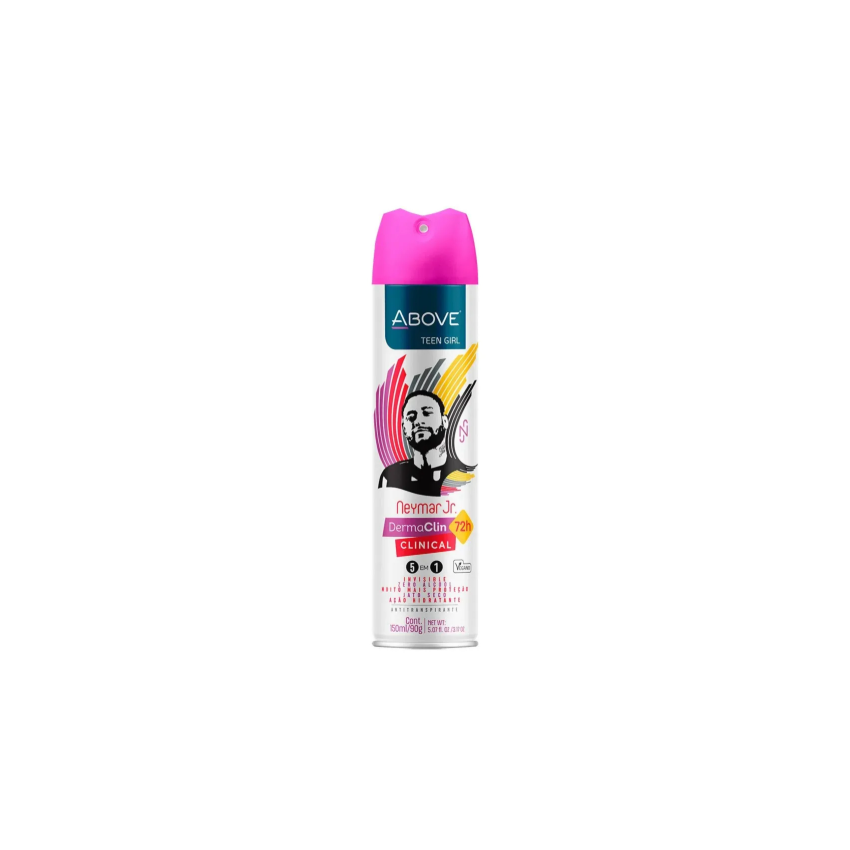 DESOSORANTE AEROSOL ABOVE NEYMAR JR TEEN GIRL 150ML 