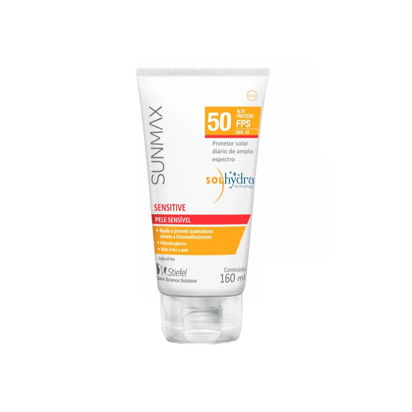 PROTETOR SOLAR SUNMAX FAMILY SENSITIVE FPS50 COM 160ML